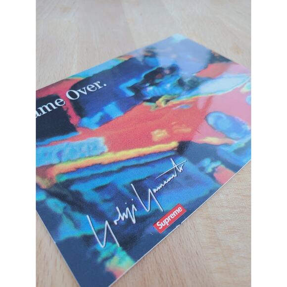 Supreme Yohji Yamamoto Game Over Backpack laptop Car Luggage Skateboard Sticker - Picture 1 of 5